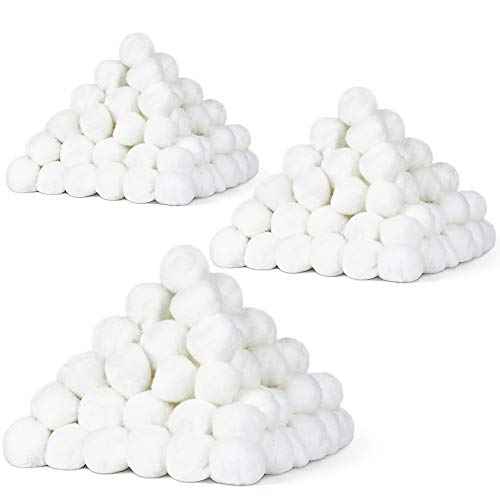 DecorRack 600 ct Small Cotton Balls, 100% Pure Natural Cotton, for Make-Up, Nail Polish Removal, Pet Care, Soft and Absorbent (Pack of 600)