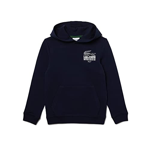 Lacoste Kids' Long Sleeve Multi-Logo Hooded Sweatshirt Core