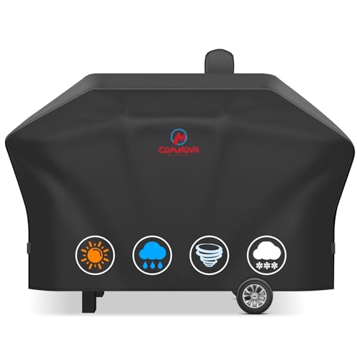Comnova Pellet Grill Cover for Camp Chef 36 Series with Sidekick - 600D Premium Smoker Cover Waterproof Heavy Duty for Cam...