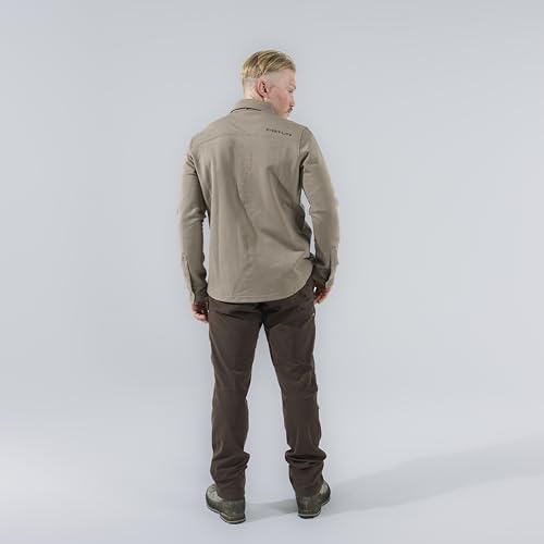 First Lite Men's Rugged Wool Field Shirt - Durable Merino Wool Hunting Midlayer