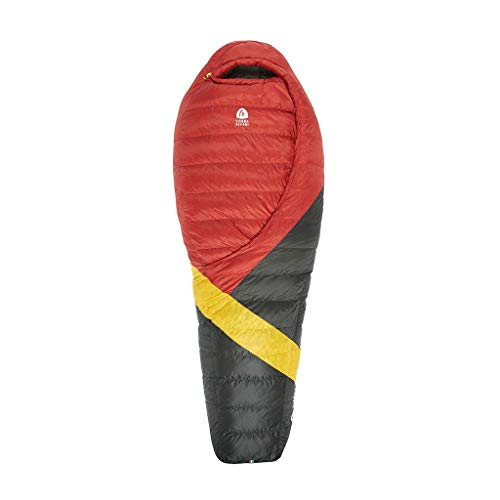 Sierra Designs Cloud 20 Degree DriDown Sleeping Bag Ultralight Zipperless Down Sleeping Bag for Backpacking and Camping