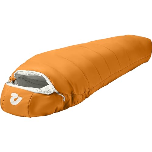 Retrospec Dream Mummy Sleeping Bag - 5, 15, & 30°F Cold Weather Camping & Travel Essential Gear with Water - Resistant She...