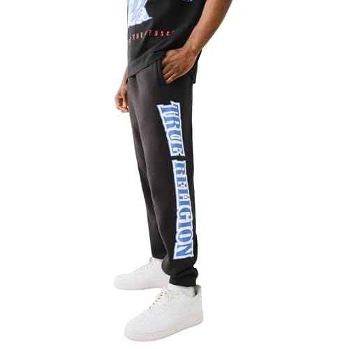 True Religion Men's Raw Exaggerated Icon Jogger