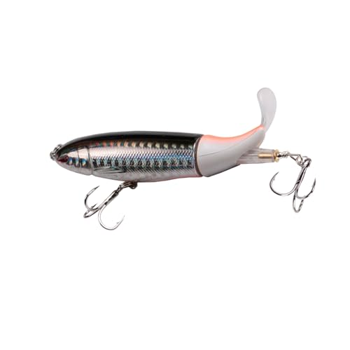 Fishing Lure for Bass, Top Water Fishing Lures with Floating Rotating, Unique Topwater Fishing Lure, Top Water Lures with ...