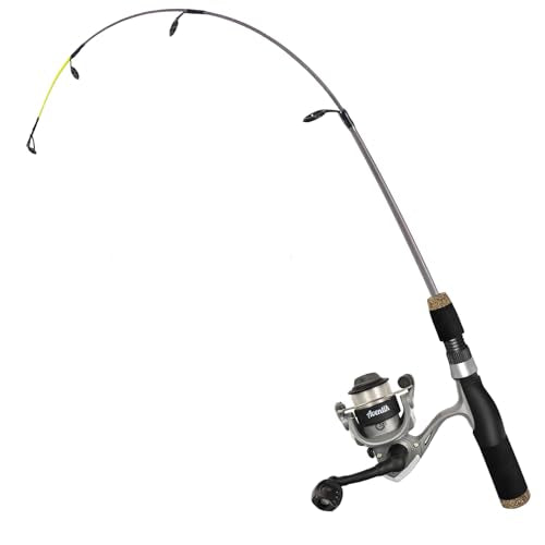Aventik Ultralight Ice Fishing Rod Reel Combo 26//28/30/32 inch Medium Light Fast Action Multi-Species Spinning Ice Fishin...