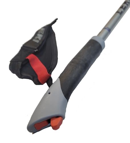 LEKI Nordic Walking Amero Carbon Series Walking Poles Silver 115cm