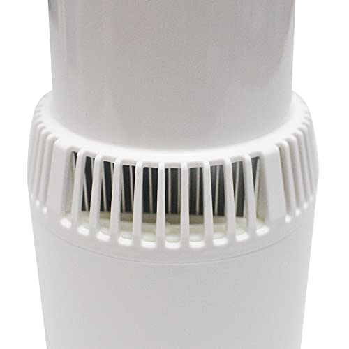 Auto Car Cup Holder Heating Cooling Drinks Smart Cooler Warmer Heater for Coffee Beverage Milk (White with Gold)