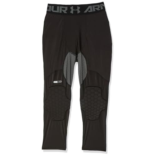 UNDER ARMOUR Men's Full Length Basketball Tights, Padded Knee Protection, Adult Sizes