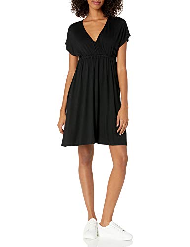 Amazon Essentials Women's Surplice Dress (Available in Plus Size)