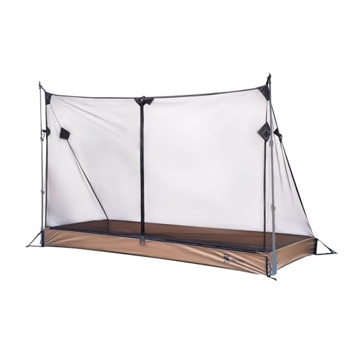 OneTigris Solo Mesh Tent, Ultralight Screen House with 3000 Waterproof Bathtub Floor for Camping Hiking Backpacking Travel...