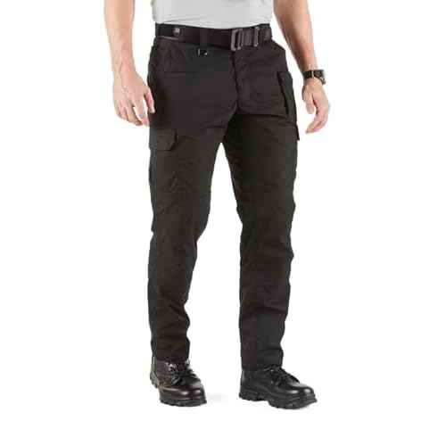 5.11 Tactical Men's ABR Pro Pants, Straight Fit, 9 Pockets, Comfort Waist, Style 74512, Black (New), 31W x 36L
