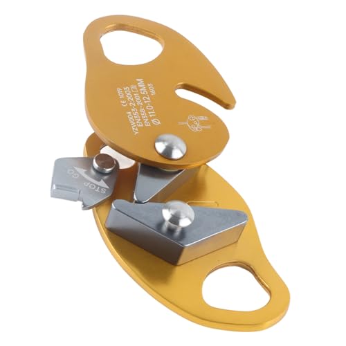 Belay Device, Rock Climbing Gear Alloy Rigging Equipment with High Strength for Climbing