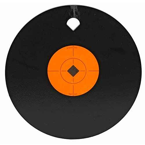 Birchwood Casey Steel Range Pack with Target Stand, Gong Holder and 8" Single Hole AR500 Gong for Target Shooting