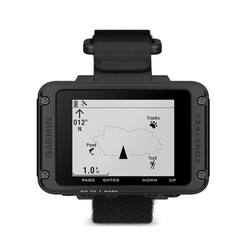 Garmin Foretrex 801, Wrist-Mounted GPS Navigation with Strap, Upgraded Multi-Band GNSS, Longer Battery Life