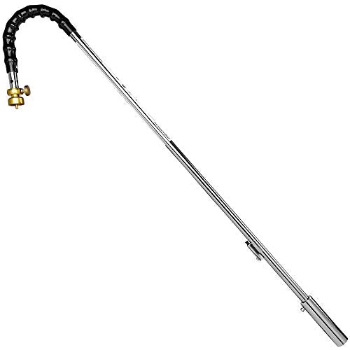 Flame King Refillable 1LB Empty Propane Cylinder Tank (2-Pack) and Flame King Propane Torch Weed Burner
