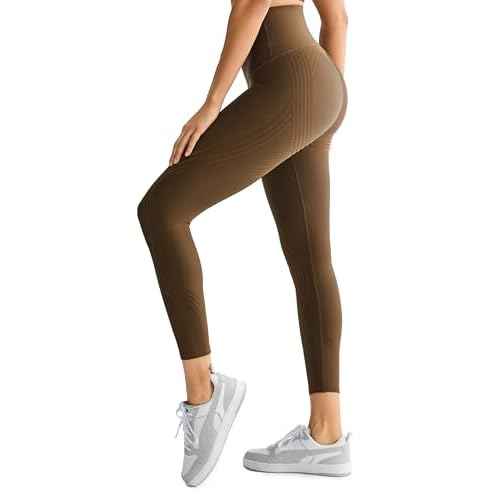 Orolay High Waisted Compression Leggings Premium 7/8 Leggings for Women Buttery Soft Yoga Pants for Women Tummy Control