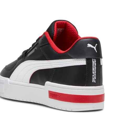 PUMA Men's Ferrari CA Pro Shoes, White-Black, 14