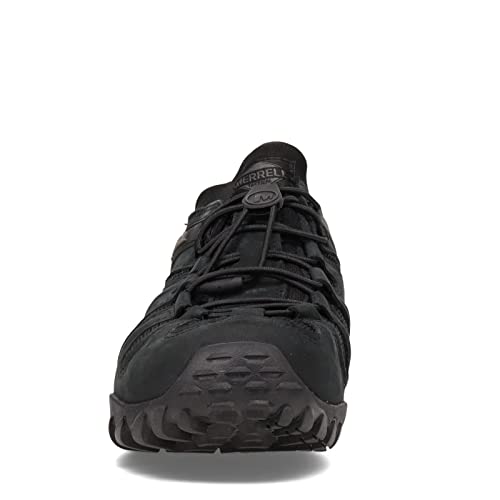 Merrell Men's Chameleon 8 Stretch Tactical Work Shoes, Waterproof Nubuck & Mesh Upper Ultra-Lightweight Hiking Combat Boots