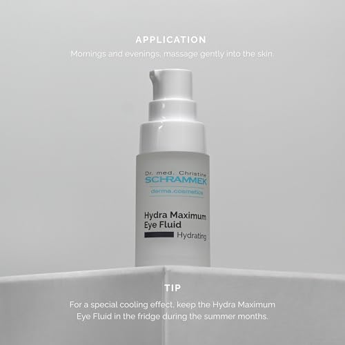 Hydra Maximum Eye Fluid (0.5 fl oz) - Reduces Fine Lines, Wrinkles & Dark Circles ? Under Eye Treatment - Hyaluronic Acid - Eye Care - Dr. Schrammek