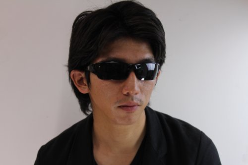 ZANheadgear EZUT01 Utah Sunglasses with Shiny Black Frame and Smoked Lenses