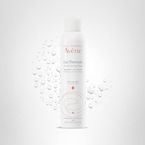 Avène Thermal Spring Water, Soothing Calming Facial Mist Spray for Sensitive Skin, Soothes, Softens + Calms Skin, Formulated with Mineral & Biological Properties 10.1 Oz
