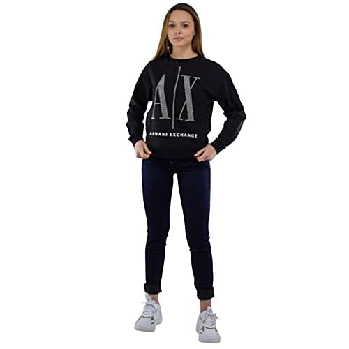 Armani Exchange Women's Studded Icon Sweatshirt
