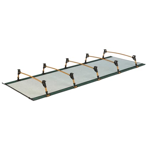 Kelty Lowdown Camping Cot, Tent and Car Camping Bed, Aluminum Frame, Lightweight Carry Size, Fern Green