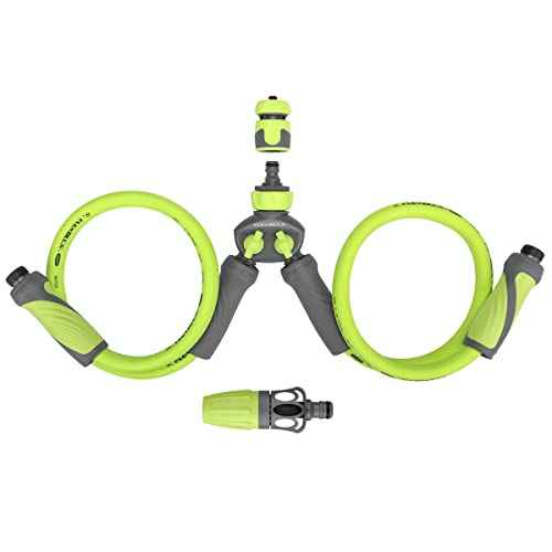 Flexzilla Marine Twin Outboard Flush Kit, 6-Piece 5/8" 3/4" - 11 1/2 GHT - HFZGSK01