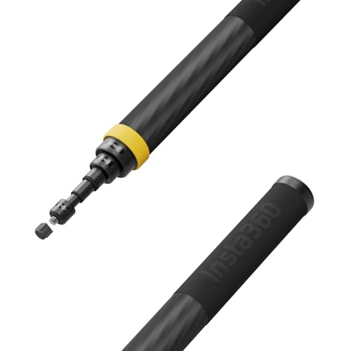Insta360 Extended Edition Selfie Stick, 3m (9.8ft) Carbon Fiber Invisible Pole, Compatible with Insta360 Ace, Ace Pro, Ace...