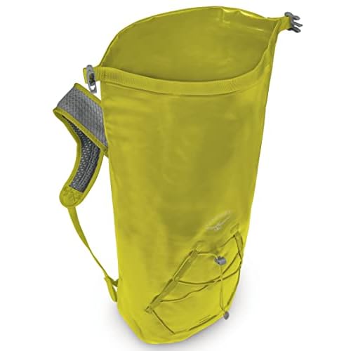 Osprey Transporter 18L Roll Top Waterproof Laptop Backpack, Lemongrass Yellow