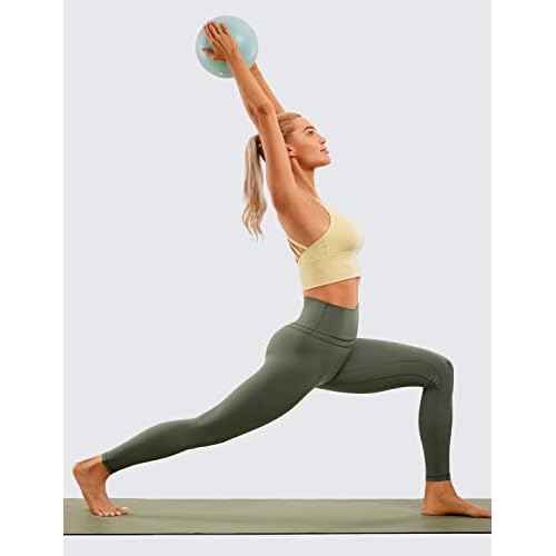 CRZ YOGA Women's Naked Feeling I Workout Leggings 28 Inches - High Waisted Full-Length Yoga Pants