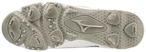 Mizuno 9-Spike® Ambition 3 Low Men's Metal Baseball Cleat | Black-White | US Mens 9.5