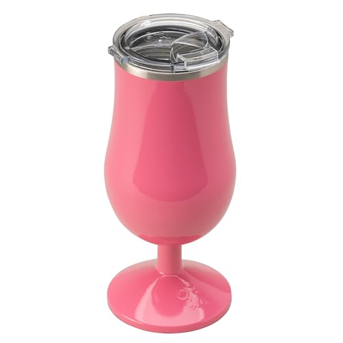 ORCA Poco 17 oz Insulated Cocktail Glass | Double Walled, Stainless Steel Hurricane Glass, Lidded Tumbler for Cocktails, W...