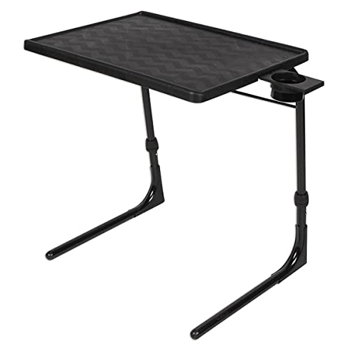 Table-Mate TV Tray Table | Portable Desk Folding Dinner Tray, Couch Table Trays for Eating Snack Food, Portable Laptop Des...