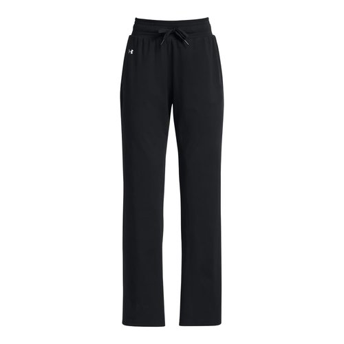 Under Armour Women's Motion Open Hem Pants, (001) Black / / White, XX-Large