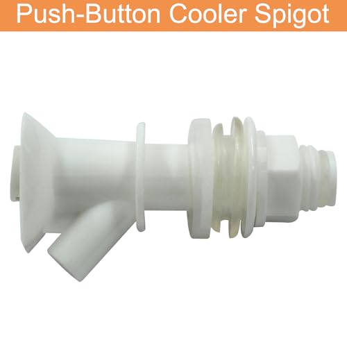 Bonsicoky 3 Pack Push Button Cooler Spigot - Plastic Water Faucet Compatible With Rubbermaid Gott Valve - Replacement Disp...