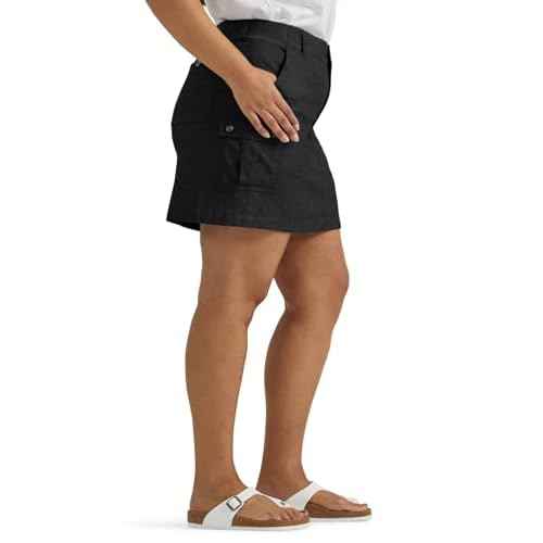 Lee Women's Plus Size Ultra Lux Comfort with Flex To Go Cargo Skort