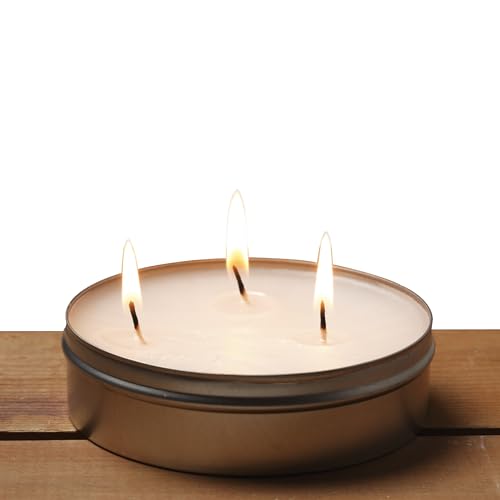 Coghlan's 36-Hour Emergency Survival Candle – Paraffin Wax Candle in Aluminum Tin Container, Triple Wick, Long-Lasting Lig...