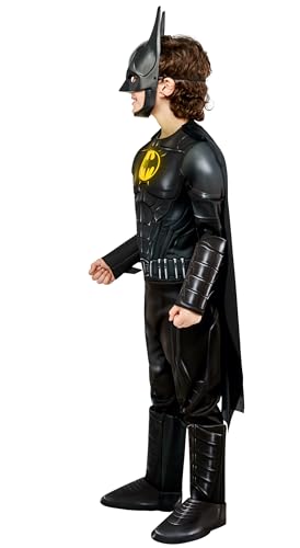 DC The Flash Movie: Batman Deluxe Costume for Kids by Rubies, Boy's Small