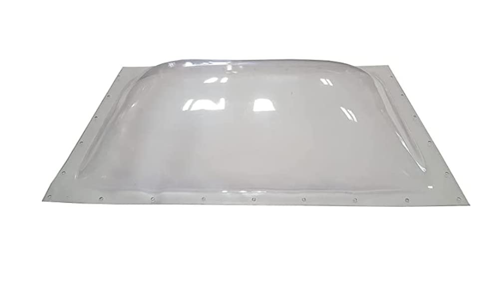 SCT RV Skylight Outer Dome, Clear - 14" x 22", Flange 17" x 25"
