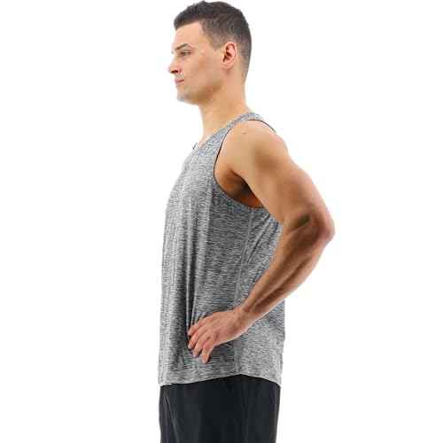TYR Mens Athletic Performance Workout Airtec Tank Top