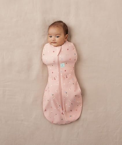 ergoPouch Cocoon Swaddle Sack 1.0 TOG - Baby Sleep Sack, Gentle Snug Fit Helps Calm Startle Reflex, Ideal for Arms In/Out ...