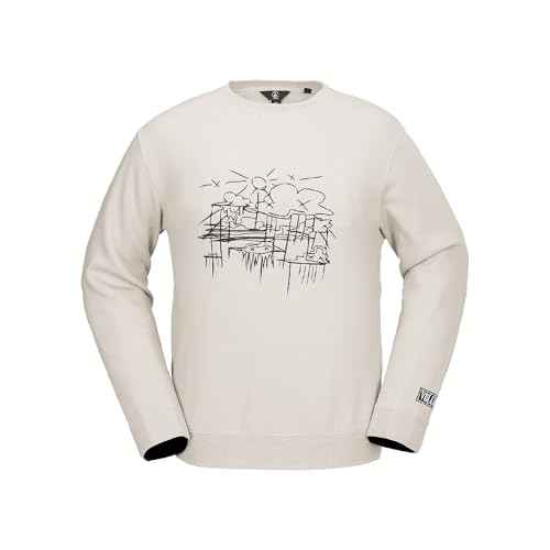 Volcom Men's Essential Crew Fleece Snowboard Winter Sweatshirt
