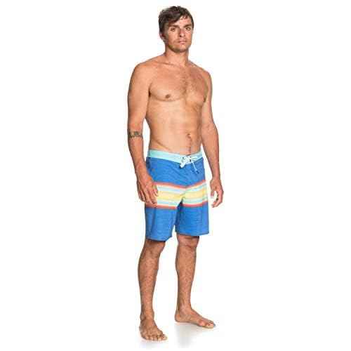 Quiksilver Mens Highline Six Channel 19 Boardshort Swim Trunk
