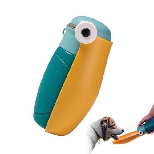 Pet Water Bottle Leak-Proof Portable Dog Water Dispenser with Collapsible Bowl for Walking, Hiking, and Travel,Puppy Trave...