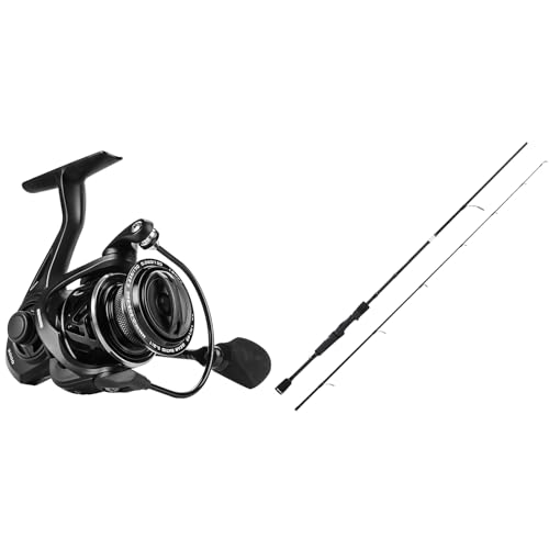 KastKing Zephyr Spinning Reel,Size 2000 Fishing Reel & KastKing Crixus Fishing Rods, Spinning Rod 6ft 6in-Medium - Fast-2pcs
