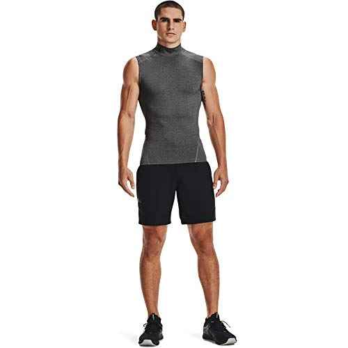 Under Armour Mens HeatGear Armour Compression Mock Sleeveless