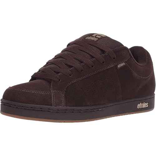 Etnies Kingpin Men's Skateboarding Shoe Classic Puffy Sustainable, Comfortable & Durable Footwear with Die-Cut EVA Insole - Brown/Black/Tan - 7.5
