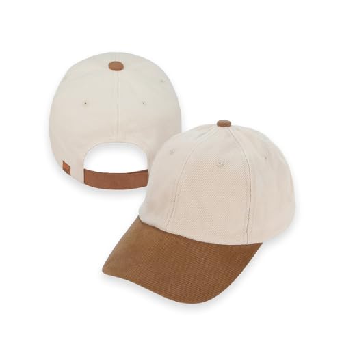 C.C® Brushed Cotton Twill Baseball Cap – Unisex Adjustable Dad Hat, Lightweight, One Size