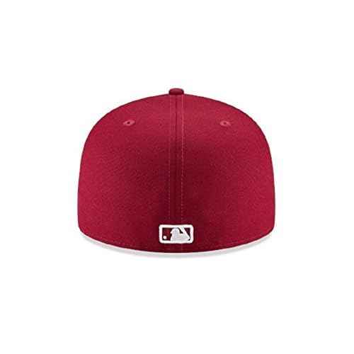 New Era Men Los Angeles Dodgers Cardinal Basic 59Fifty Fitted